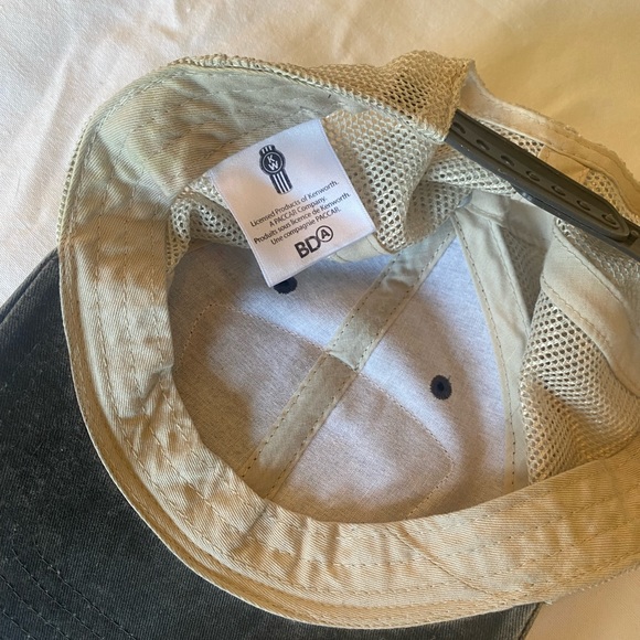 Kenworth est 1923 Charcoal and Red Trucker Cap White Mesh - Picture 3 of 4